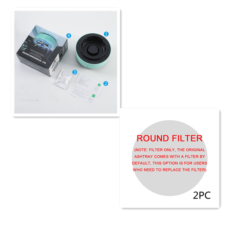 smoke removal air purifier ashtray by Nova Shop