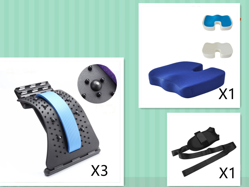 Lumbar Back Stretcher & Spine Decompression Board – Posture Corrector for Back Pain Relief by Nova Shop