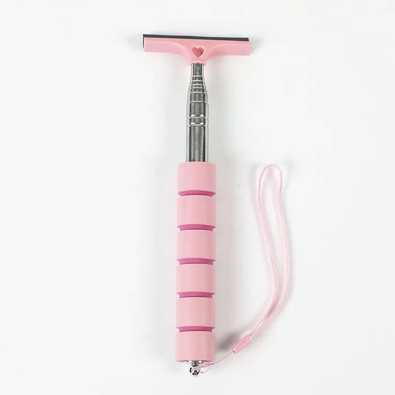 Car Rearview Mirror Wiper Cleaning Tool Auto Glass Mist Cleaner Scraper Car Accessories Handle Telescopic Window Cleaning Brush by Nova Shop