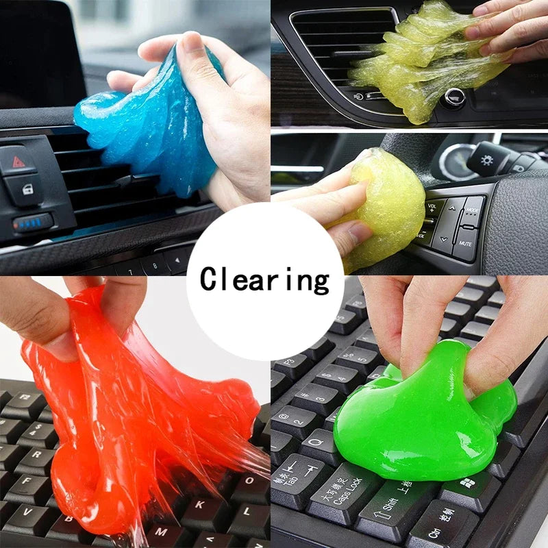 Car Cleaning Gel - Universal Dust Cleaner Tool For Automotive Air Vent Interior Detail Putty by Nova Shop