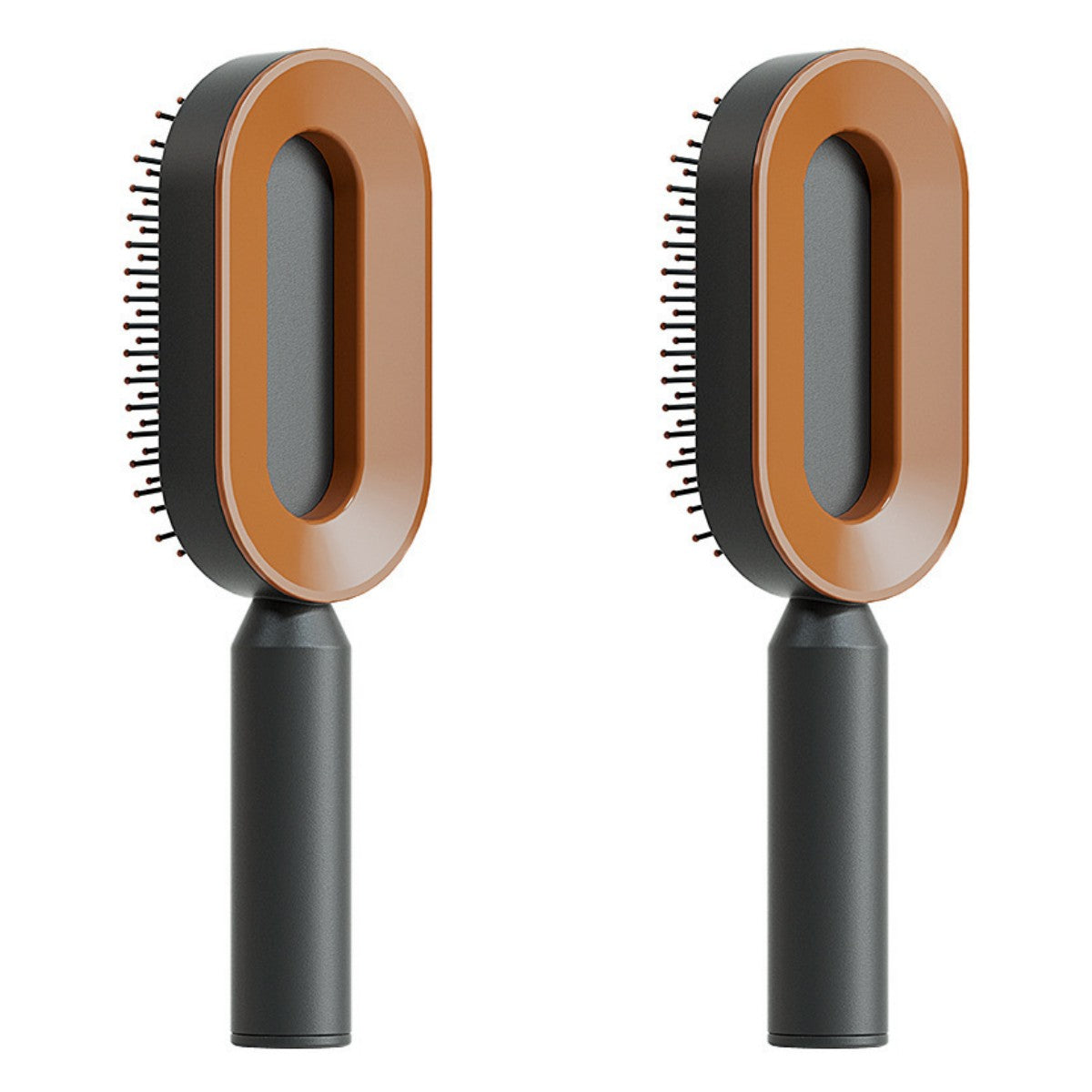 Self-Cleaning Hair Brush – Anti-Static Scalp Massage Detangling Brush for All Hair Types by Nova Shop