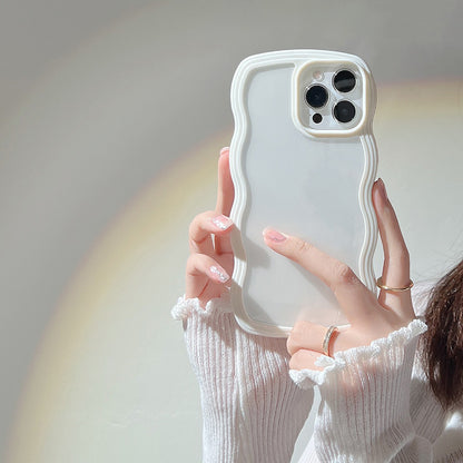 Wave Edge iPhone Case – Slim Candy Color TPU Cover with Full Protection (iPhone X–13 Pro Max) by Nova Shop