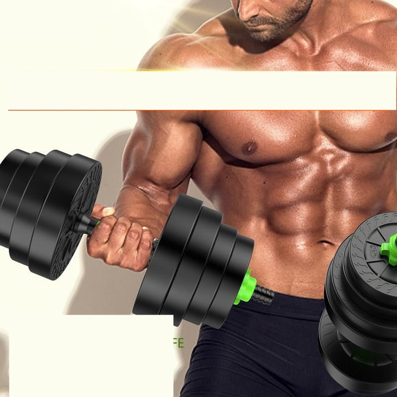 Adjustable Green Dumbbell Set – Home Gym Weight Training Equipment (10kg–40kg) by Nova Shop
