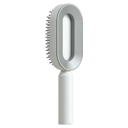 Self-Cleaning Hair Brush – Anti-Static Scalp Massage Detangling Brush for All Hair Types by Nova Shop