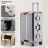 aluminum frame trolley suitcase with lock by My Store