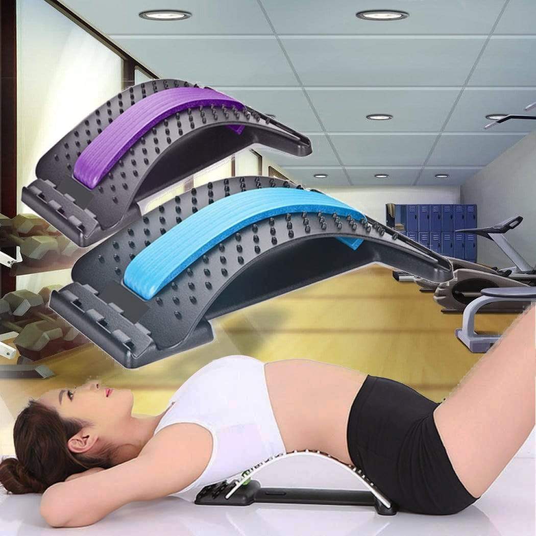 Lumbar Back Stretcher &amp; Spine Decompression Board – Posture Corrector for Back Pain Relief by Nova Shop