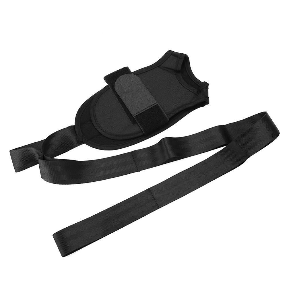 Yoga Stretching Strap for Flexibility &amp; Physical Therapy – Multi-Loop Foot Drop Rehab Belt by Nova Shop