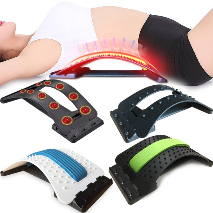 Lumbar Back Stretcher &amp; Spine Decompression Board – Posture Corrector for Back Pain Relief by Nova Shop