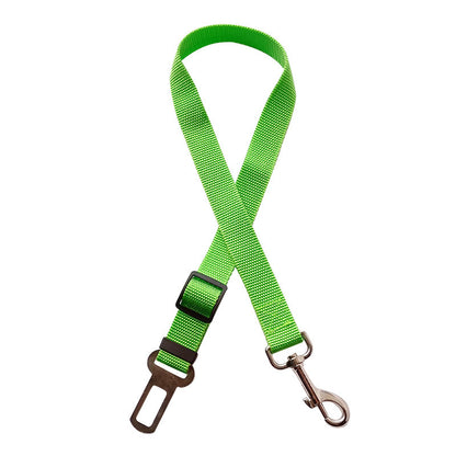 Adjustable Pet Car Seat Belt – Dog &amp; Cat Vehicle Safety Harness Clip, 7 Colors by Nova Shop