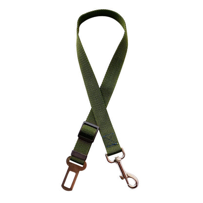 Adjustable Pet Car Seat Belt – Dog &amp; Cat Vehicle Safety Harness Clip, 7 Colors by Nova Shop