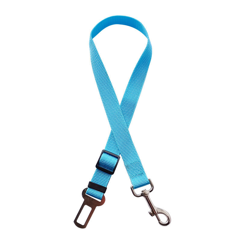 Adjustable Pet Car Seat Belt – Dog &amp; Cat Vehicle Safety Harness Clip, 7 Colors by Nova Shop