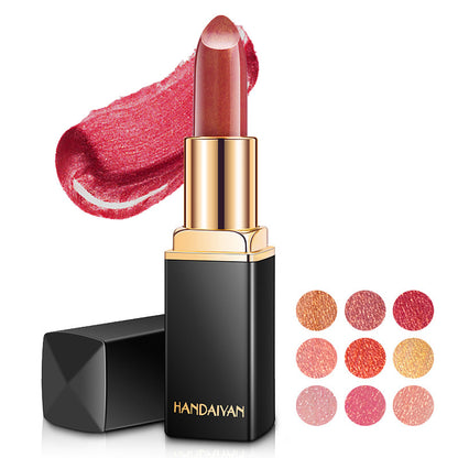 Metallic Pearlescent Lipstick – Temperature-Changing Gilt Finish Lip Color (9 Shades) by Nova Shop
