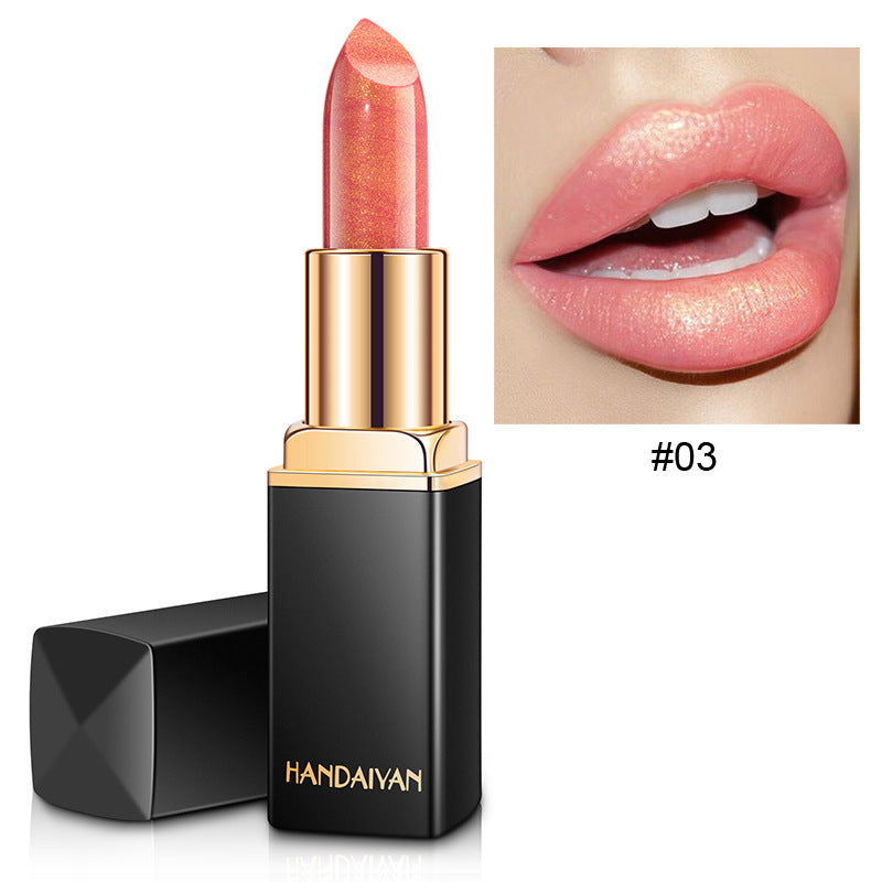 Metallic Pearlescent Lipstick – Temperature-Changing Gilt Finish Lip Color (9 Shades) by Nova Shop