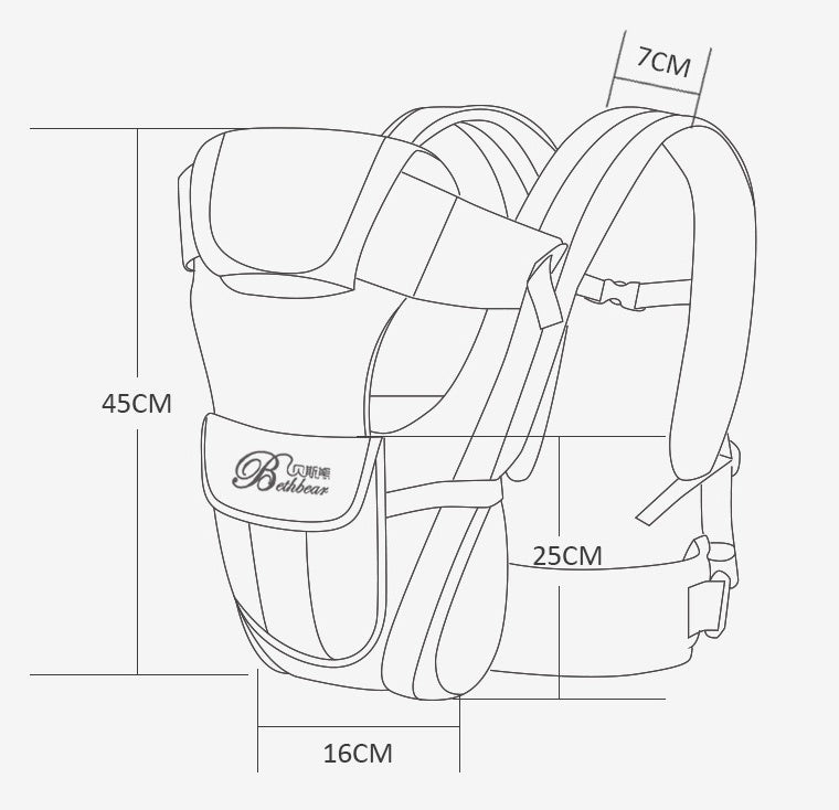Double Shoulder Baby Carriers Mother and Child Travel by Nova Shop