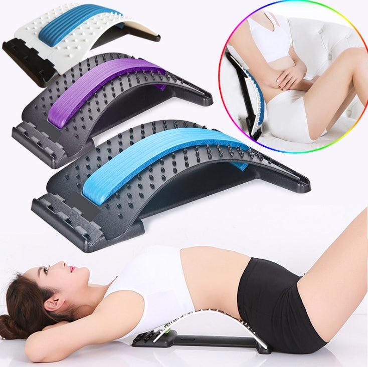 Lumbar Back Stretcher &amp; Spine Decompression Board – Posture Corrector for Back Pain Relief by Nova Shop