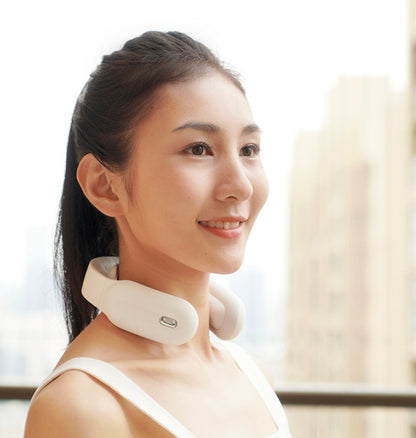 Cervical Neck &amp; Shoulder Massager – Smart EMS Pulse Therapy with Heat &amp; Remote Control by Nova Shop