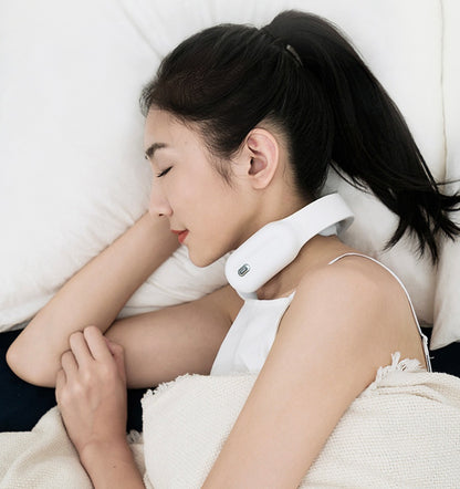 Cervical Neck &amp; Shoulder Massager – Smart EMS Pulse Therapy with Heat &amp; Remote Control by Nova Shop