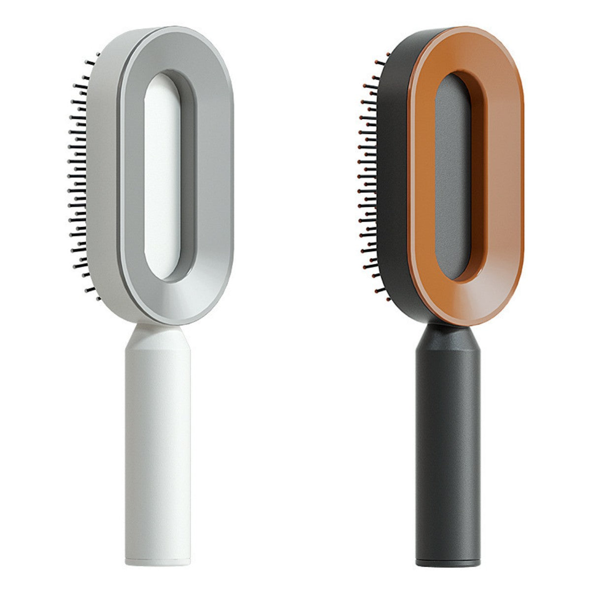 Self-Cleaning Hair Brush – Anti-Static Scalp Massage Detangling Brush for All Hair Types by Nova Shop