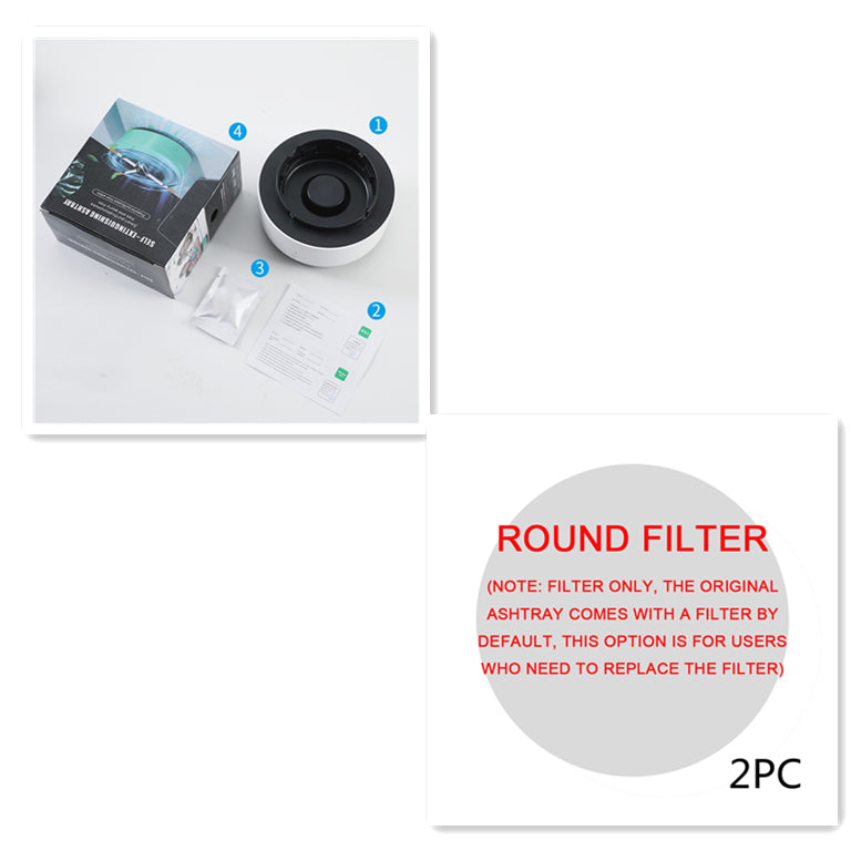 smoke removal air purifier ashtray by Nova Shop