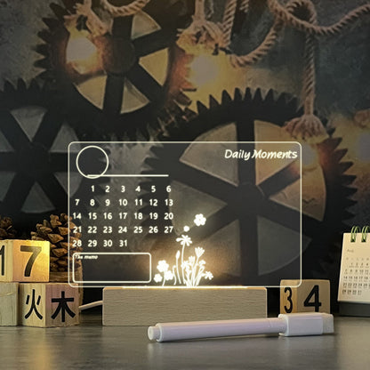 LED Acrylic Message Board Night Light – USB Glow Drawing Board with Pen, Perfect Gift by Nova Shop