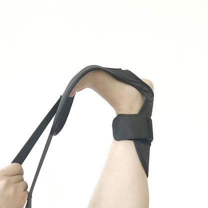Yoga Stretching Strap for Flexibility &amp; Physical Therapy – Multi-Loop Foot Drop Rehab Belt by Nova Shop