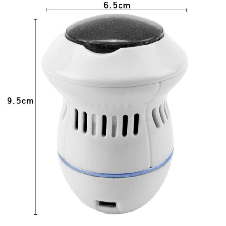 Electric Foot File &amp; Callus Remover – Rechargeable Pedicure Grinder with Vacuum Suction by Nova Shop