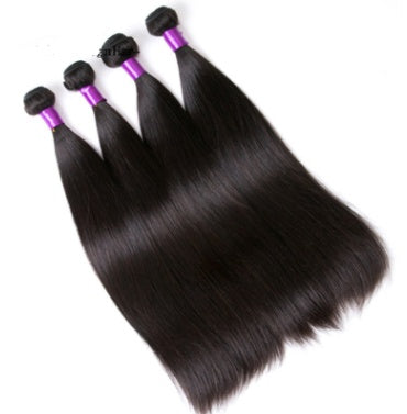 Brazilian Straight Human Hair Bundles – 100% Real Human Hair, Natural Black (8–30 Inch) by Nova Shop
