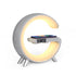 G-Shaped LED Atmosphere Lamp – Bluetooth Speaker, Wireless Charger & Smart App Control Night Light by Nova Shop