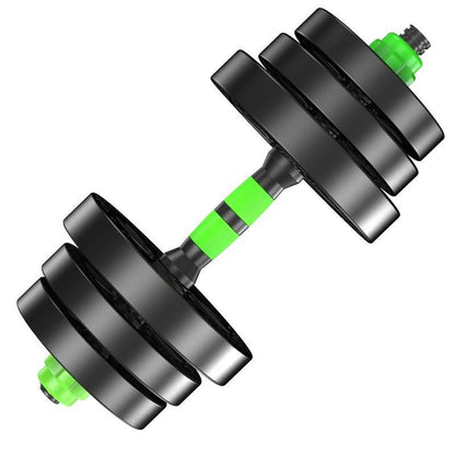 Adjustable Green Dumbbell Set – Home Gym Weight Training Equipment (10kg–40kg) by Nova Shop