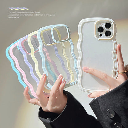 Wave Edge iPhone Case – Slim Candy Color TPU Cover with Full Protection (iPhone X–13 Pro Max) by Nova Shop
