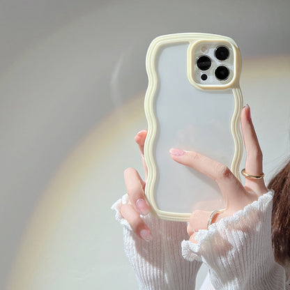 Wave Edge iPhone Case – Slim Candy Color TPU Cover with Full Protection (iPhone X–13 Pro Max) by Nova Shop