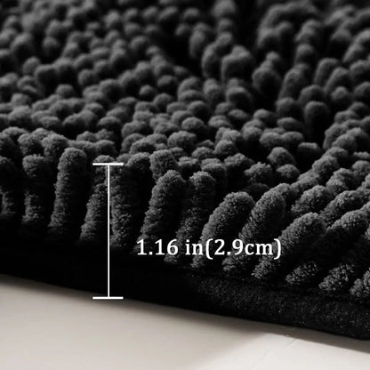 Chenille bathroom carpet, non slip bath mat, soft and comfortable plush bathroom carpet by Nova Shop