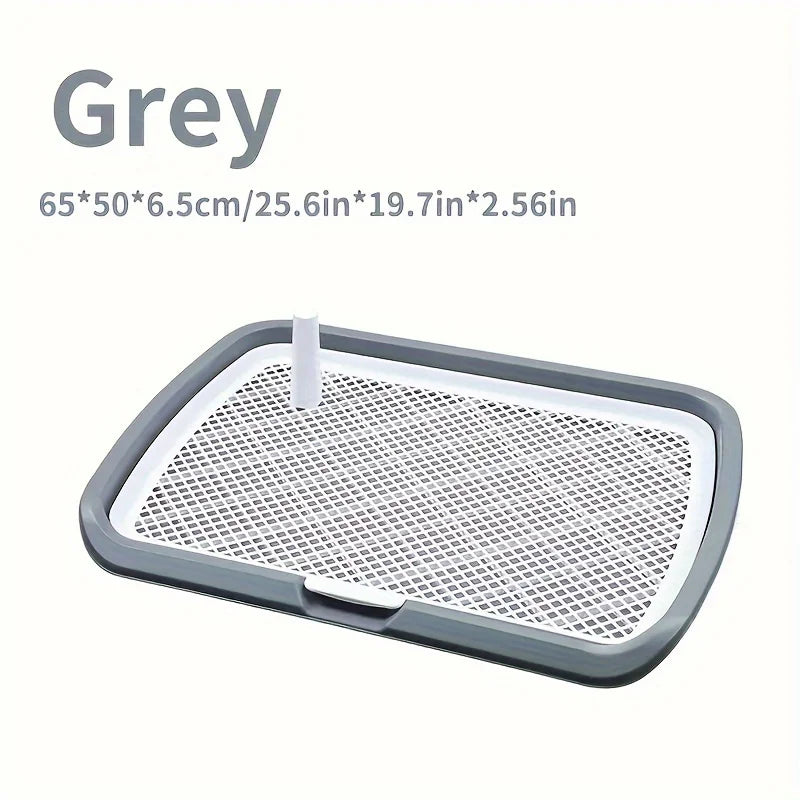 Dog Potty Training Tray Pee Pad Holder with Removable Grid Reusable Puppy Toilet for Indoor Dogs 1-3pc by Nova Shop