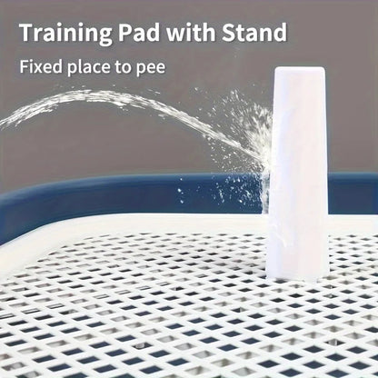 Dog Potty Training Tray Pee Pad Holder with Removable Grid Reusable Puppy Toilet for Indoor Dogs 1-3pc by Nova Shop
