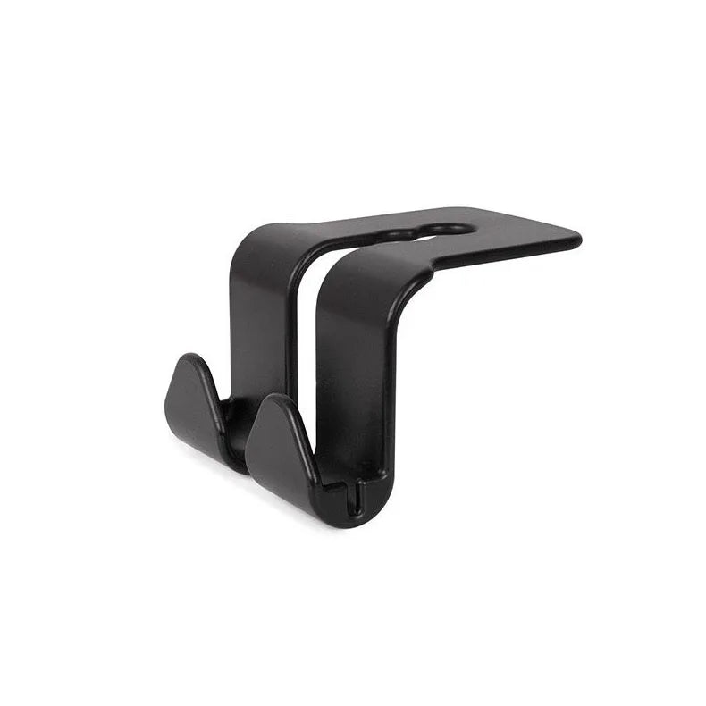 1/2PCS Car Seat Headrest Hook 4 Pack Hanger Storage Organizer Universal for Handbag Purse Coat Fit Universal Vehicle Car Black by Nova Shop