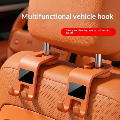 2 Pack Multifunctional Car Headrest Hooks Durable Seat Hanging Holder for Handbags Groceries Ideal Gift for Car Owners Drivers by Nova Shop
