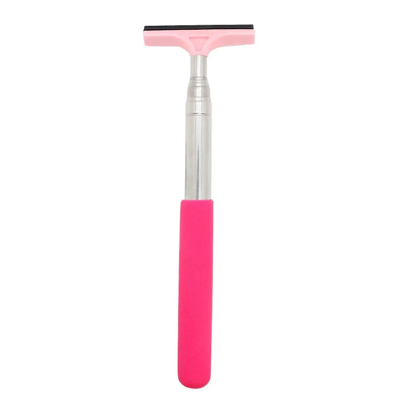 Car Rearview Mirror Wiper Cleaning Tool Auto Glass Mist Cleaner Scraper Car Accessories Handle Telescopic Window Cleaning Brush by Nova Shop