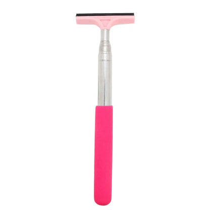 Car Rearview Mirror Wiper Cleaning Tool Auto Glass Mist Cleaner Scraper Car Accessories Handle Telescopic Window Cleaning Brush by Nova Shop