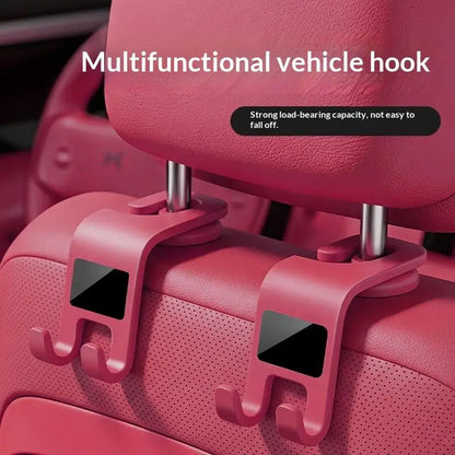 2 Pack Multifunctional Car Headrest Hooks Durable Seat Hanging Holder for Handbags Groceries Ideal Gift for Car Owners Drivers by Nova Shop