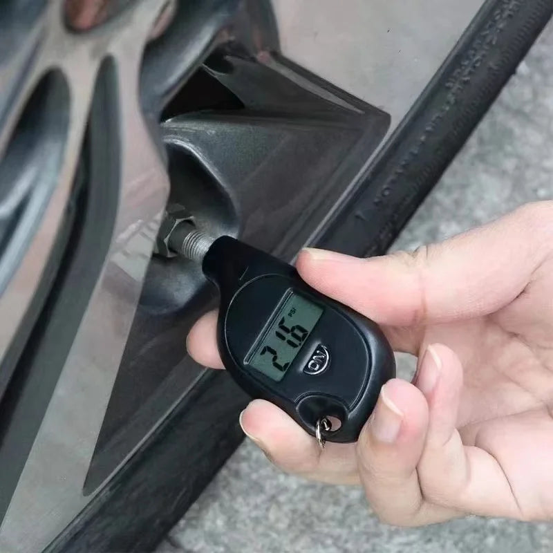 Tire Gauge Digital With LCD Display Car Tire Air Pressure Tester Meter Auto Car Motorcycle Tire Safety Alarm Testing Tools by Nova Shop