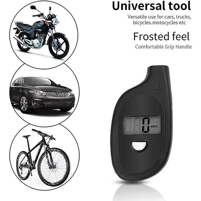 Tire Gauge Digital With LCD Display Car Tire Air Pressure Tester Meter Auto Car Motorcycle Tire Safety Alarm Testing Tools by Nova Shop