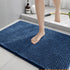Chenille Bath Mats Encrypted Thickened Short Plush Strong Water-absorbent Non-slip Bathroom Rug Carpet Quick-drying Foot Mat by Nova Shop