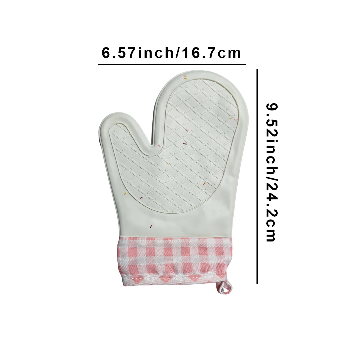 2Pcs Silicone Oven Mitts, Kitchen Oven Pads, Waterproof Gloves, Easy to Clean - Heat-Resistant Gloves for Cooking, Baking, and Grilling by Nova Shop