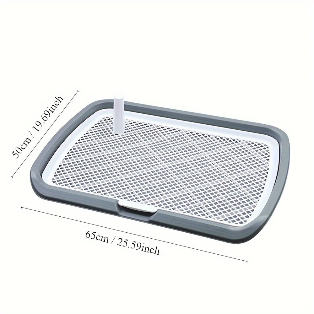 Dog Potty Training Tray Pee Pad Holder with Removable Grid Reusable Puppy Toilet for Indoor Dogs 1-3pc by Nova Shop