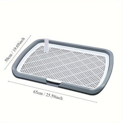 Dog Potty Training Tray Pee Pad Holder with Removable Grid Reusable Puppy Toilet for Indoor Dogs 1-3pc by Nova Shop