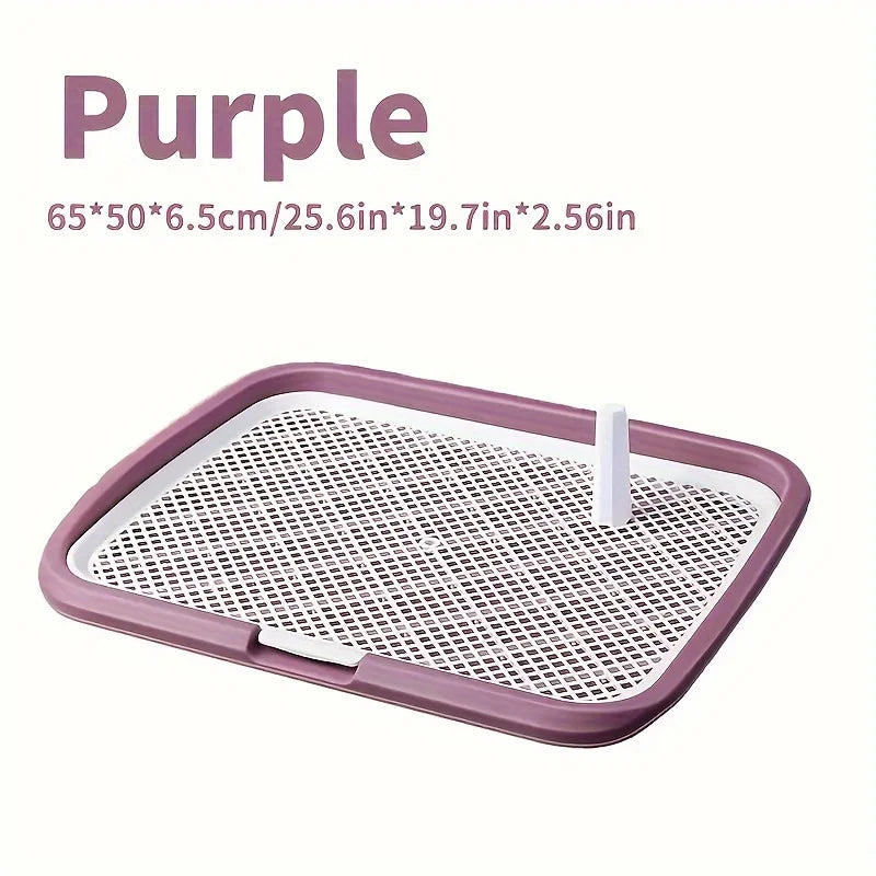 Dog Potty Training Tray Pee Pad Holder with Removable Grid Reusable Puppy Toilet for Indoor Dogs 1-3pc by Nova Shop