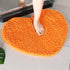 Chenille Heart Bathroom Floor Mats Home Bedroom Bathroom Entrance Non-slip Absorbent Foot Mat Luxury Bathroom Set Free Shipping by Nova Shop