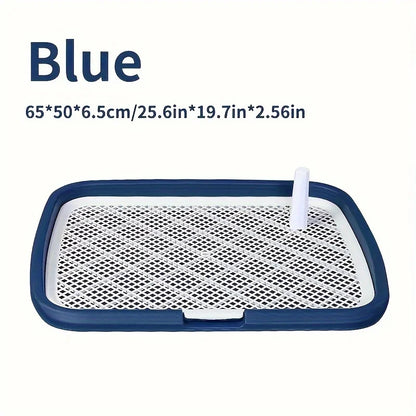 Dog Potty Training Tray Pee Pad Holder with Removable Grid Reusable Puppy Toilet for Indoor Dogs 1-3pc by Nova Shop