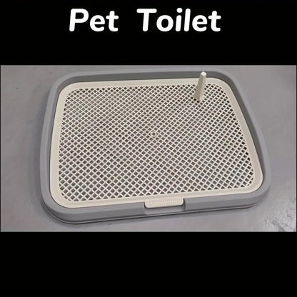 Dog Potty Training Tray Pee Pad Holder with Removable Grid Reusable Puppy Toilet for Indoor Dogs 1-3pc by Nova Shop