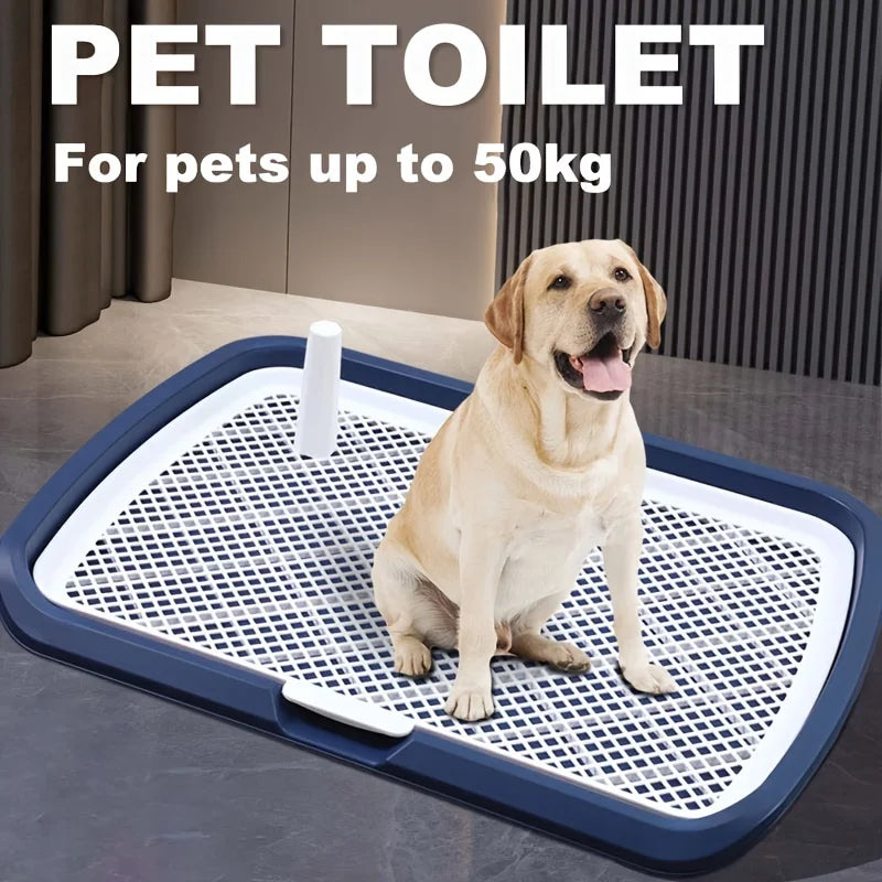 Dog Potty Training Tray Pee Pad Holder with Removable Grid Reusable Puppy Toilet for Indoor Dogs 1-3pc by Nova Shop
